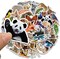 100PCS Cute Animal Stickers, Realistic Animals Aesthetic Decals Vinyl Waterproof Zoo Animals Stickers